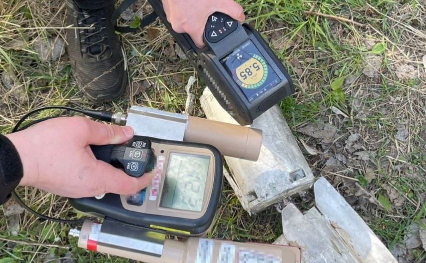 У БЧ ракети — елементи ураження зі збідненого урану. Фото СБУ