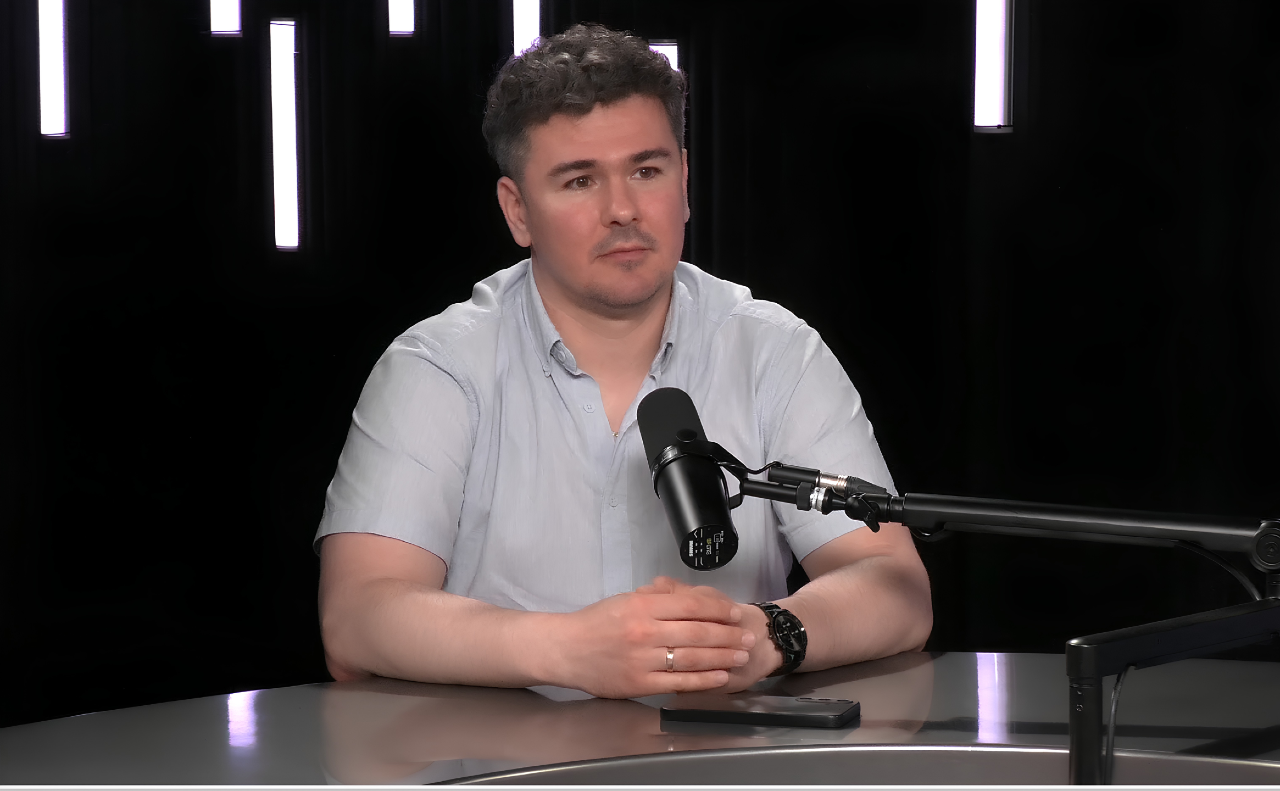 Максим Петренко під час ефіру