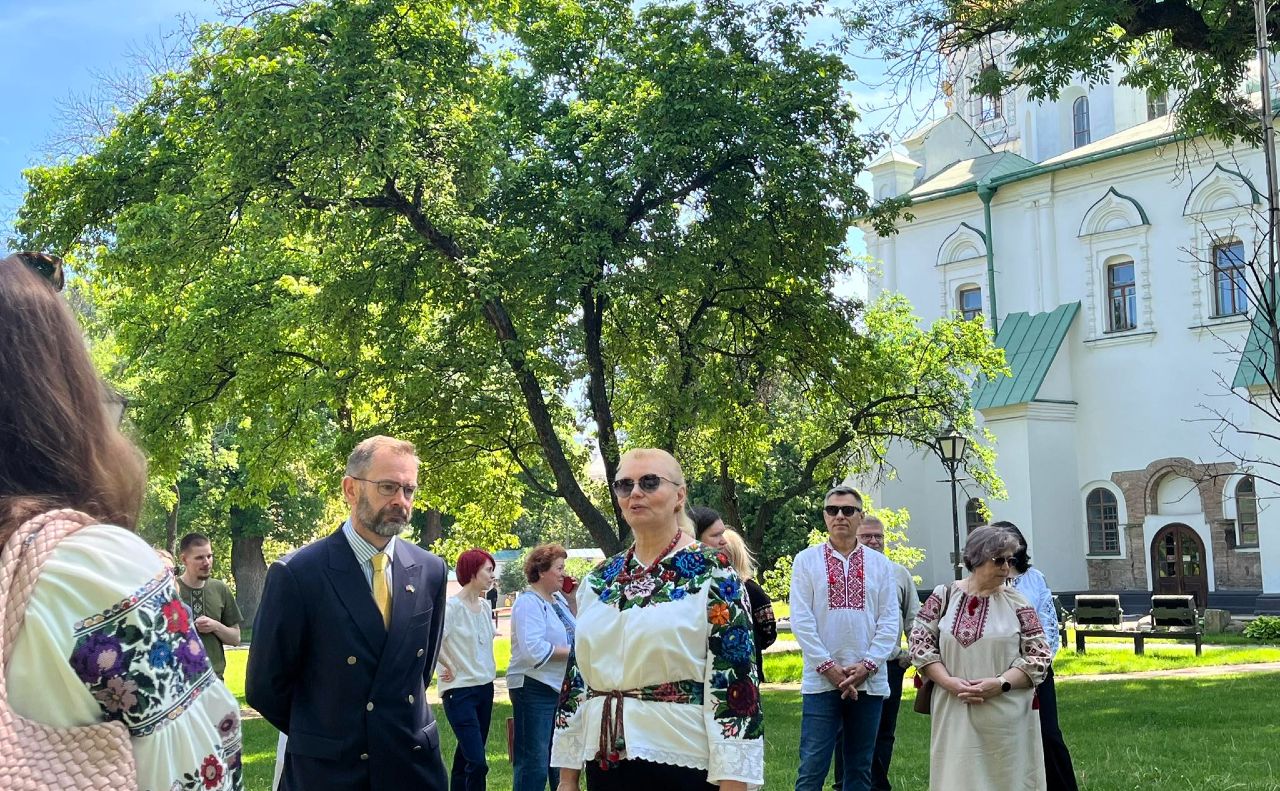 Неля Куковальська та Ларс Рагнар Гансен. Фото: НС «Софія Київська»
