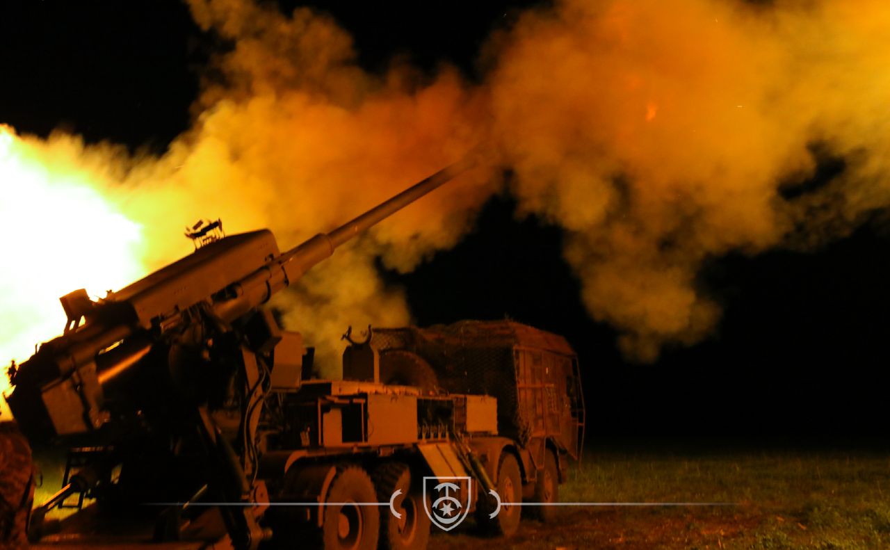 Українська артилерія б’є ворога. Фото: Генштаб ЗСУ