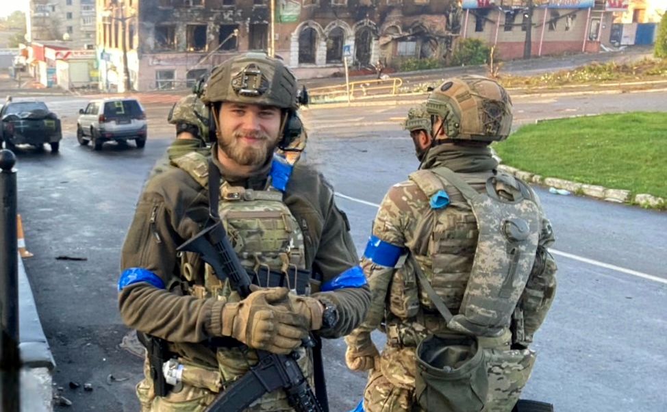 Данііл Кондель після зачистки Куп’янська від окупантів. Фото: архів родини Кондель