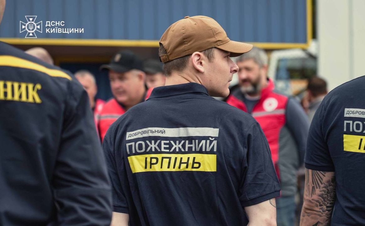 Захід для пожежних-добровольців. Фото: ДСНС Київщини у Телеграм