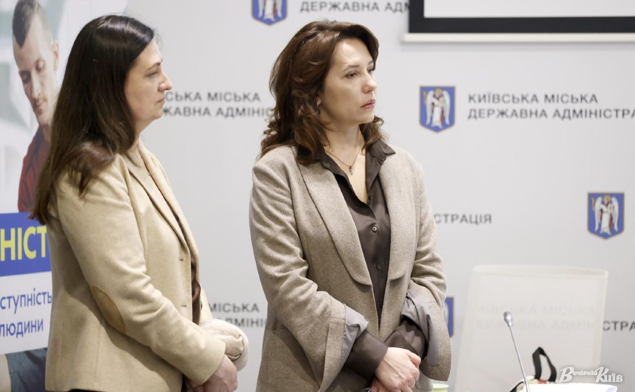 Заступниця голови КМДА Марина Хонда та омбудсмен з питань безбар’єрності Тетяна Ломакіна Фото: Борис Корпусенко