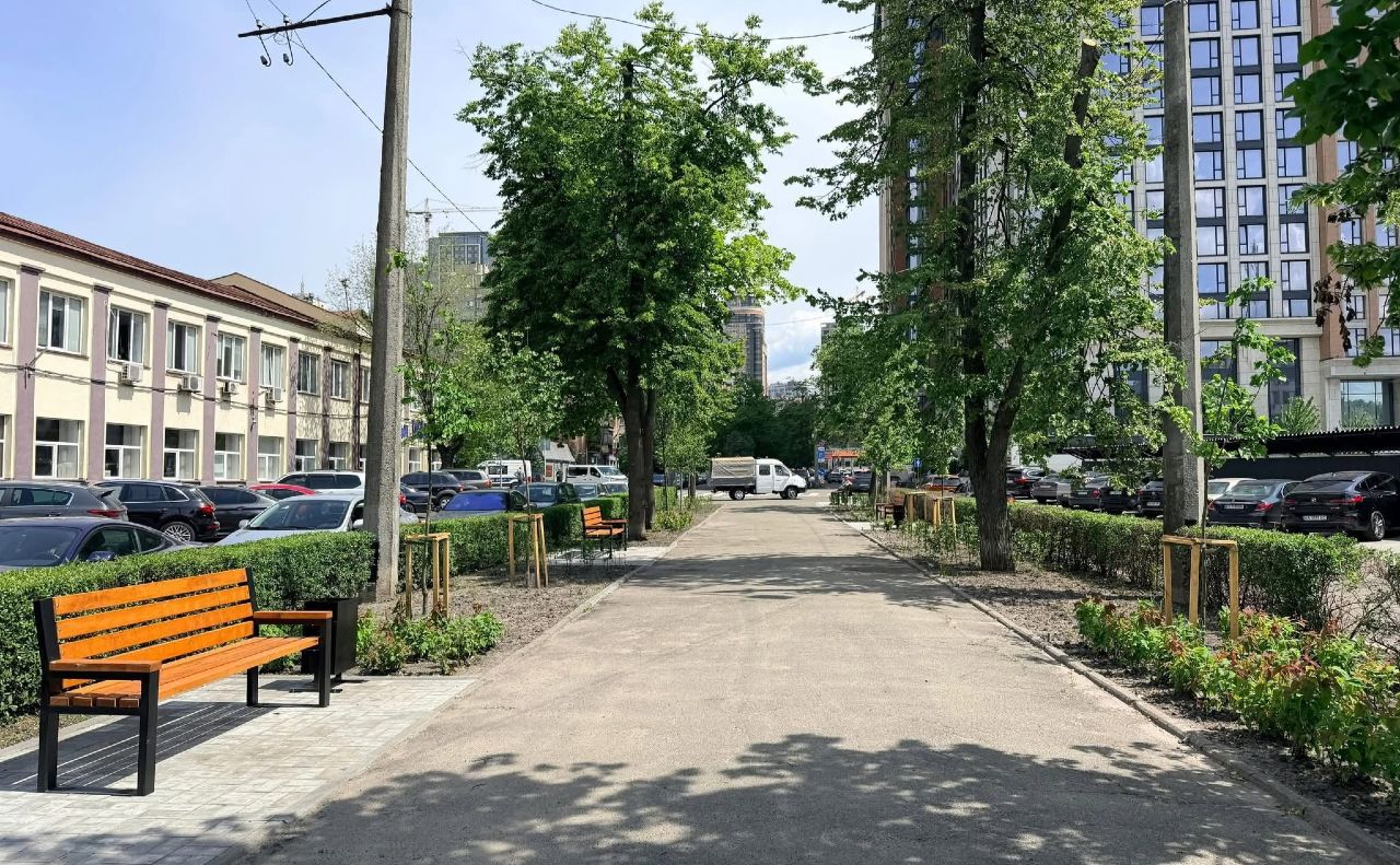 Замість прохідної зони з’явилося місце для перепочинку. Фото: КП УЗН Голосіївського району