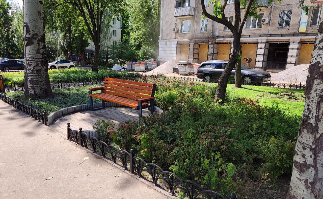 У шести районах Києва з’явилися нові впорядковані зелені простори. Фото: КМДА
