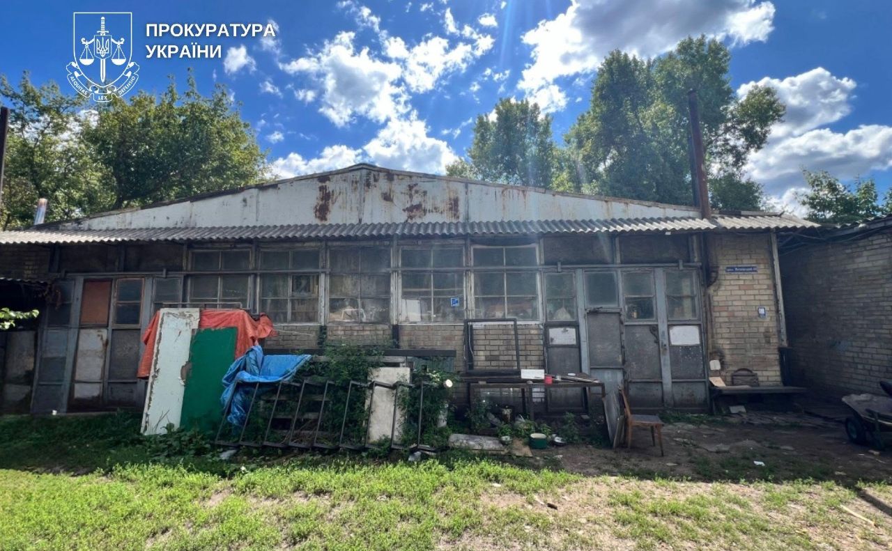 самочинно зведена споруда. Фото: прокуратура Києва