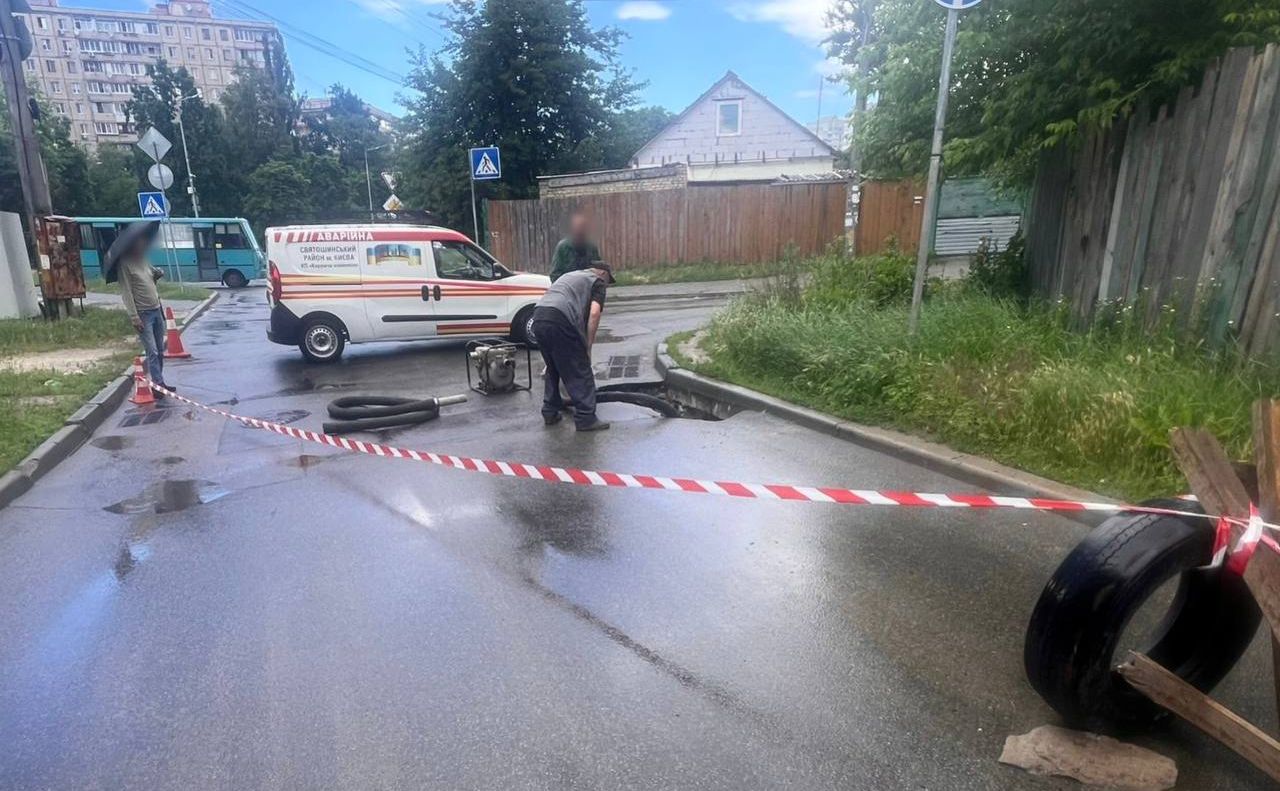 Фото з місця події: патрульна поліція Києва