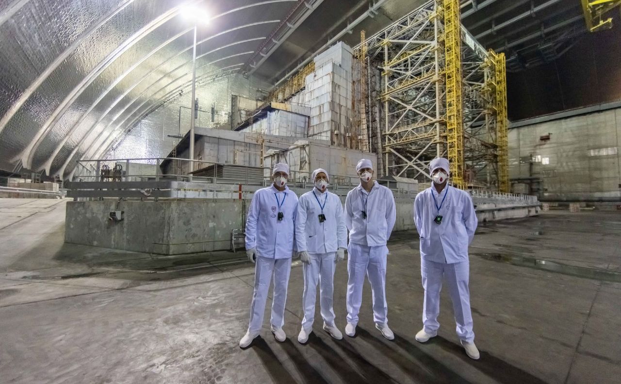 Представники ЕС та ЕБРР на ЧАЕС. Фото: Представництво ЄС в Україні