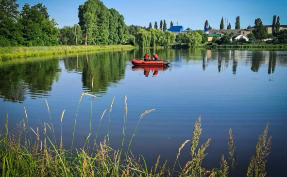Ставок у селі Гаврилівка, де потонула жінка. Фото: ДСНС Київщини