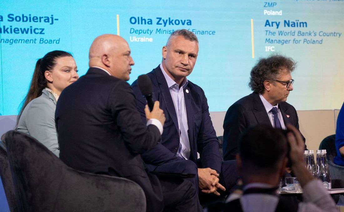 На конференції URC-2026. Фото: Віталій Кличко у Телеграм