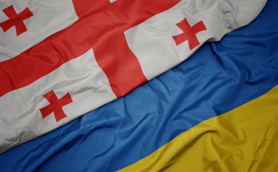 Прапори України та Грузії. Фото: ілюстративне, з відкритих джерел