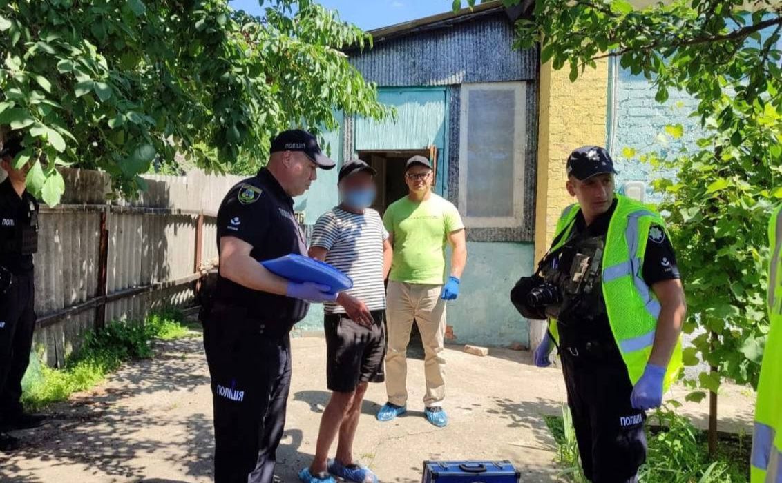 Місце події. Фото: Поліція Київщини у Телеграм