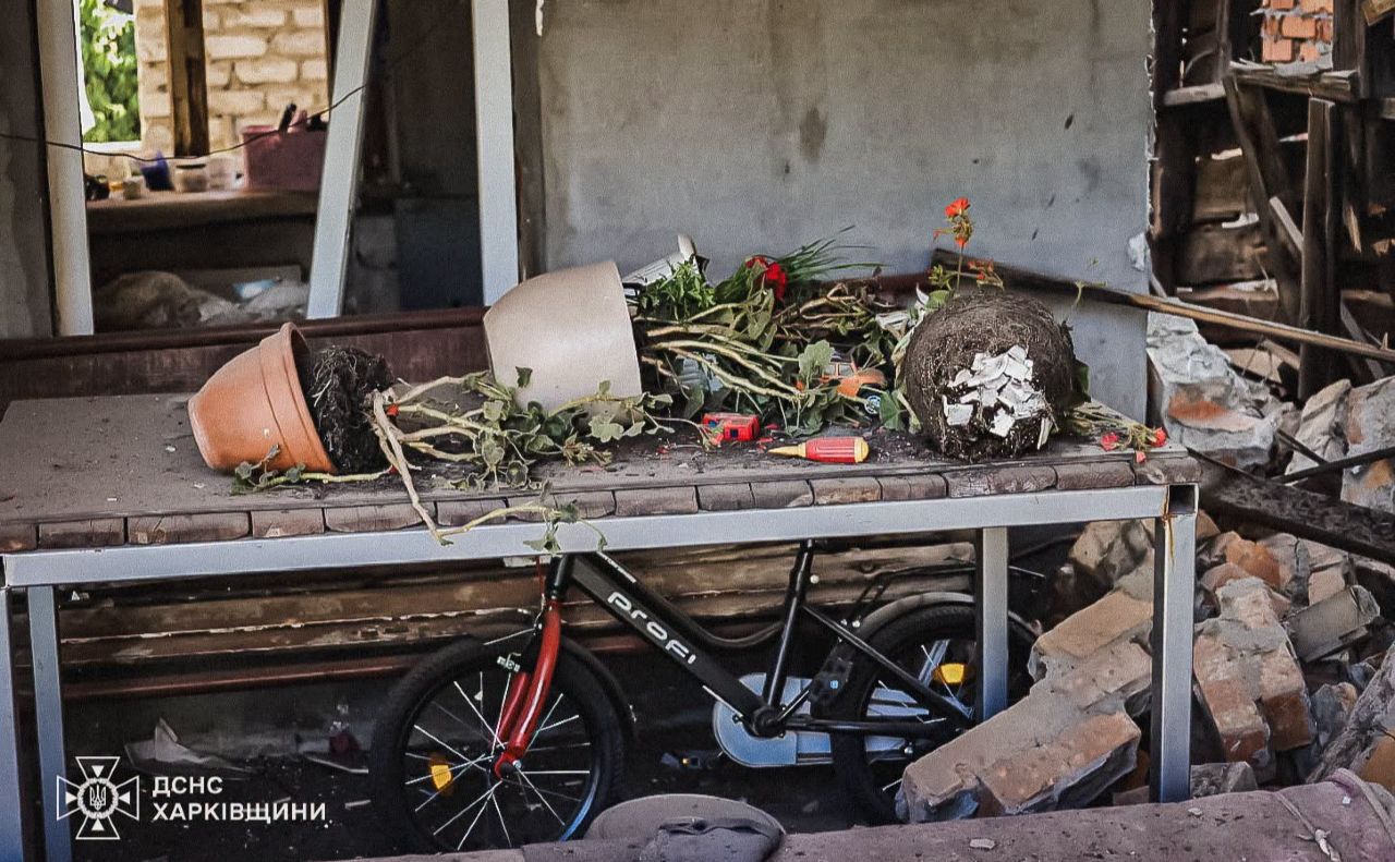 Під ударами опинилися житлові будинки. Фото: ДСНС