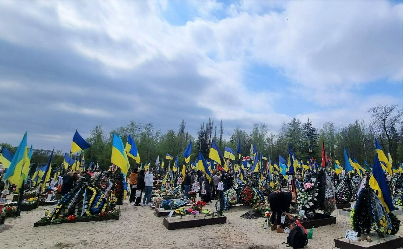 Військові поховання у Києві. Фото ілюстративне: Київрада