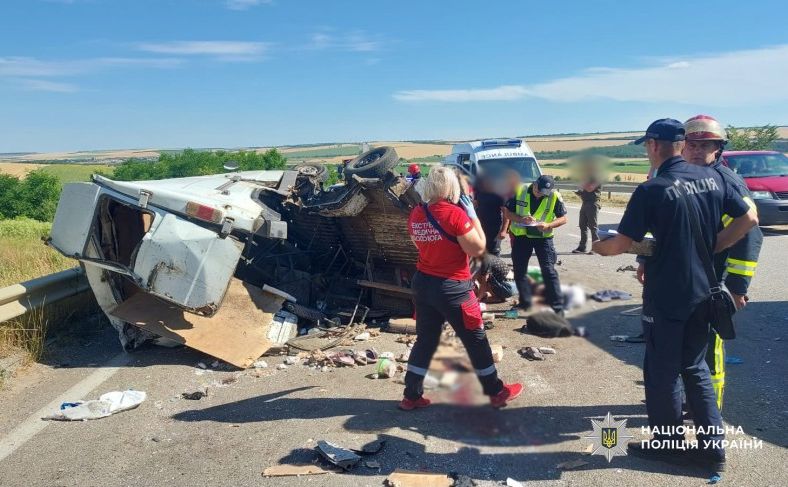 Автотроща сталась поблизу села Одаї, Ширяївської громади. Фото: поліція Одещини