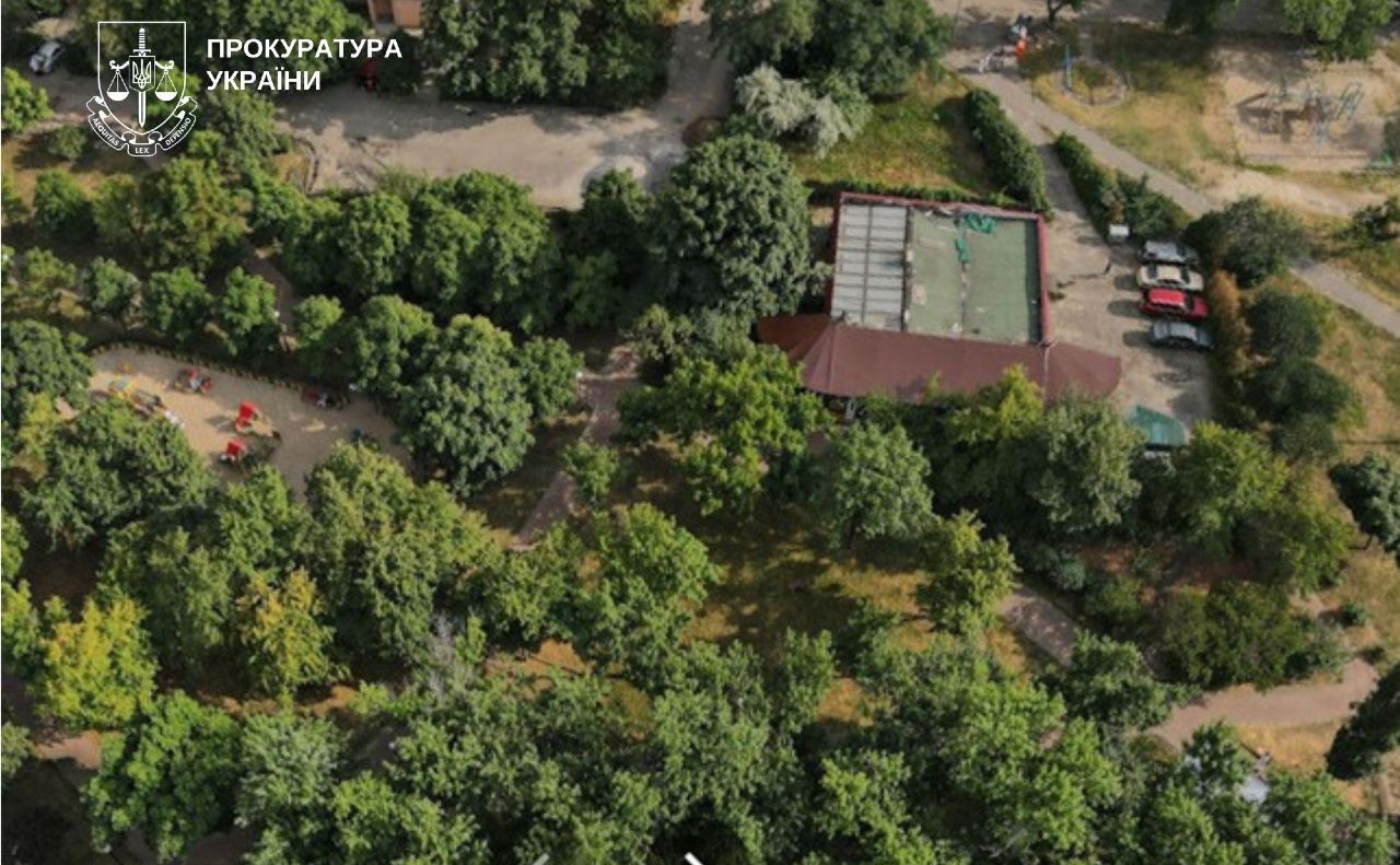 Сквер в Оболонському районі. Фото Київська міська прокуратура у Телеграм