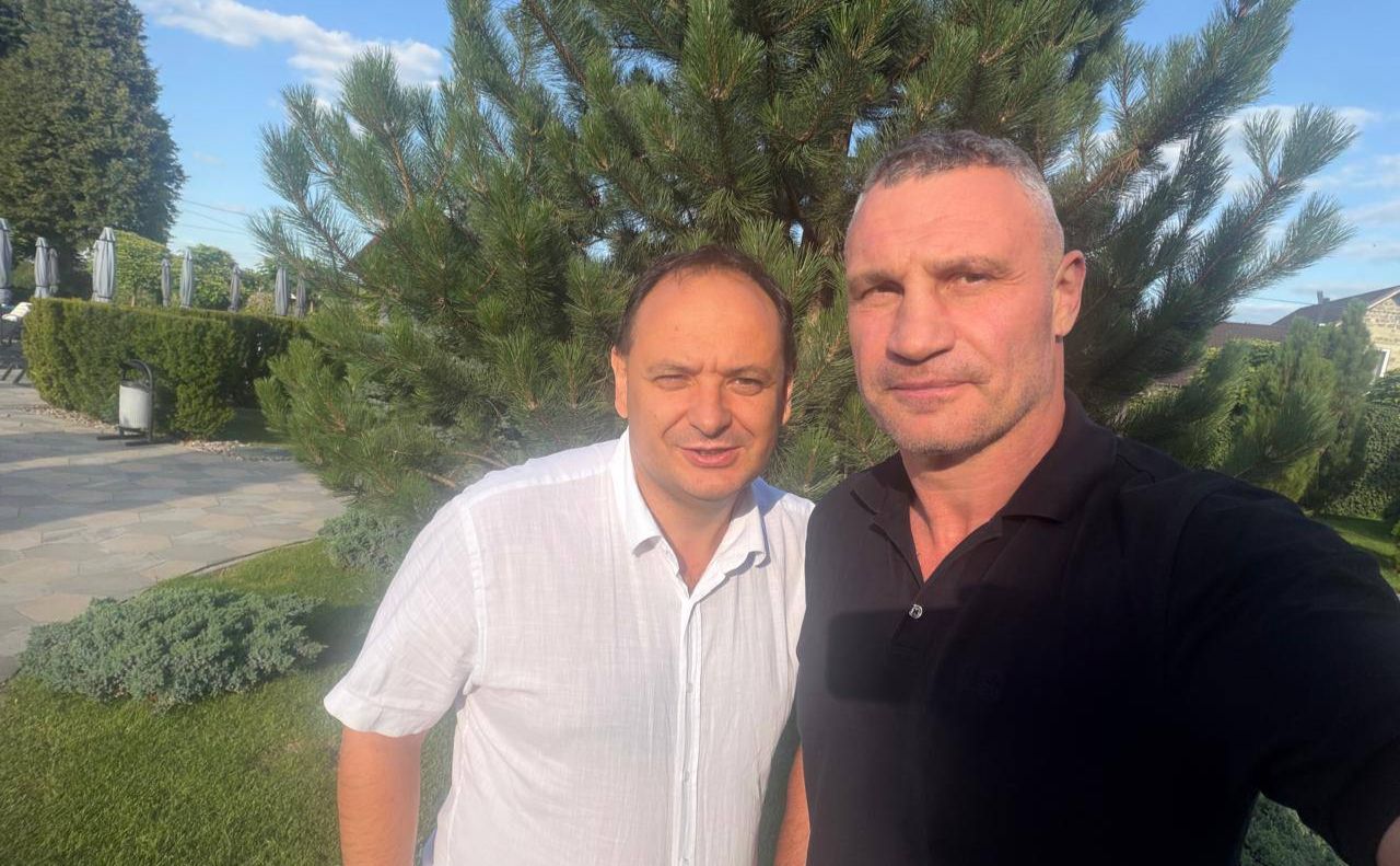 Віталій Кличко та Руслан Марцінків.