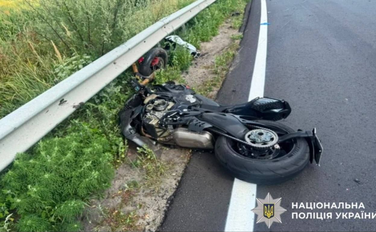 На місці смертельного ДТП. Фото: Нацполіція