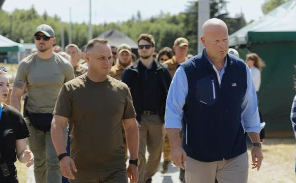 Міністр МВС Іван Вигівський та Метью Вітакер. Фото: МВС