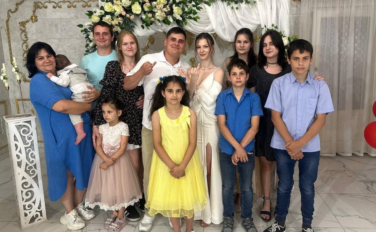 Родина Воронових. Фото: Телеграм Володимира Зеленського
