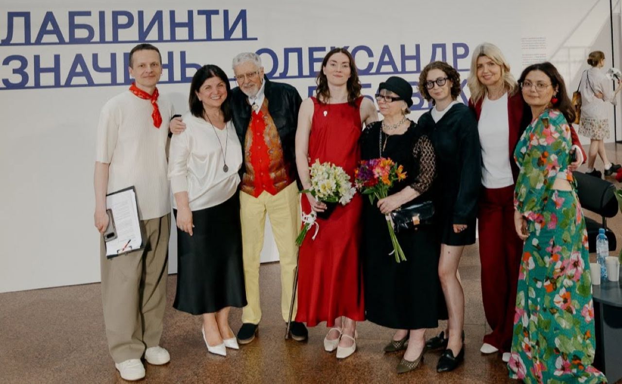 Олександр Дубовик на відкритті виставки. Фото: Український дім