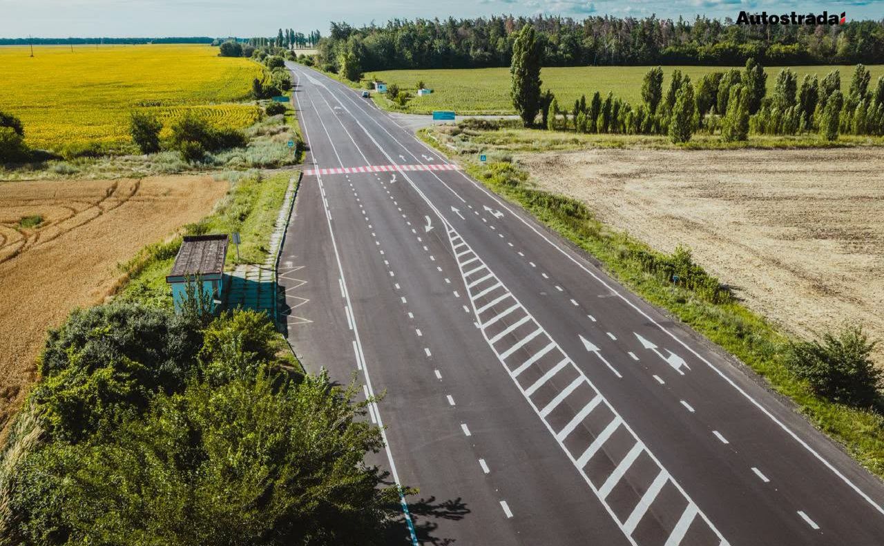 Відновлена ділянка дороги. Фото: Autostrada