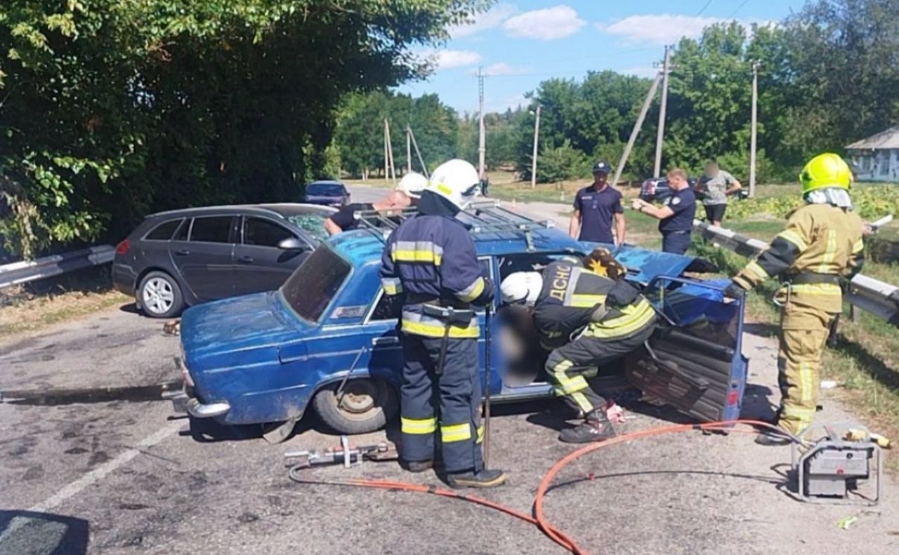 Фото з місця ДТП: Нацполіція