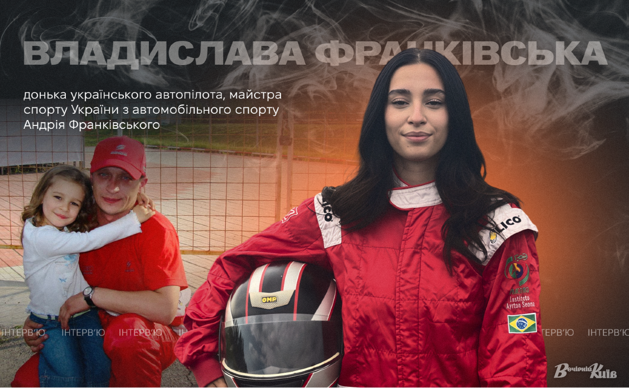 Владислава Франківська та її батько Андрій Франківський. Колаж: Вечірній Київ
