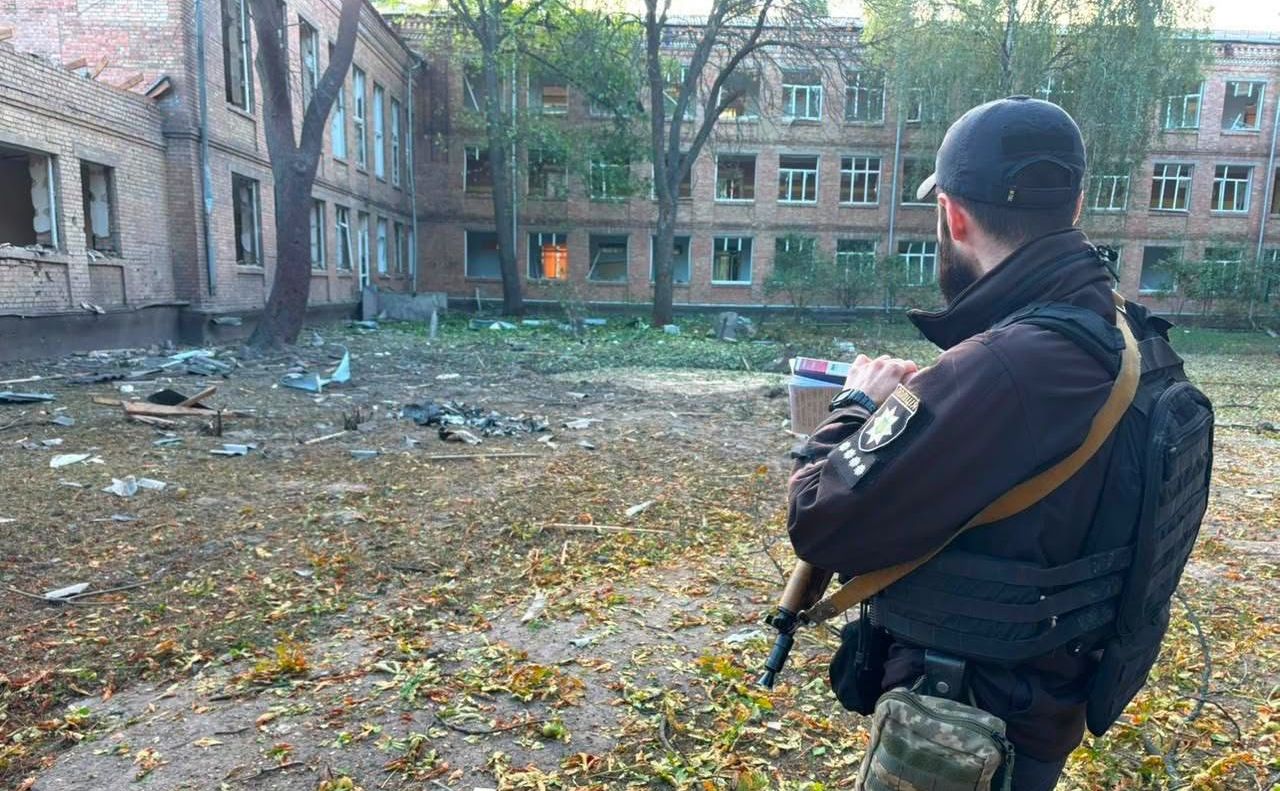 Наслідки атаки у ніч проти 27 серпня. Фото: Нацполіція