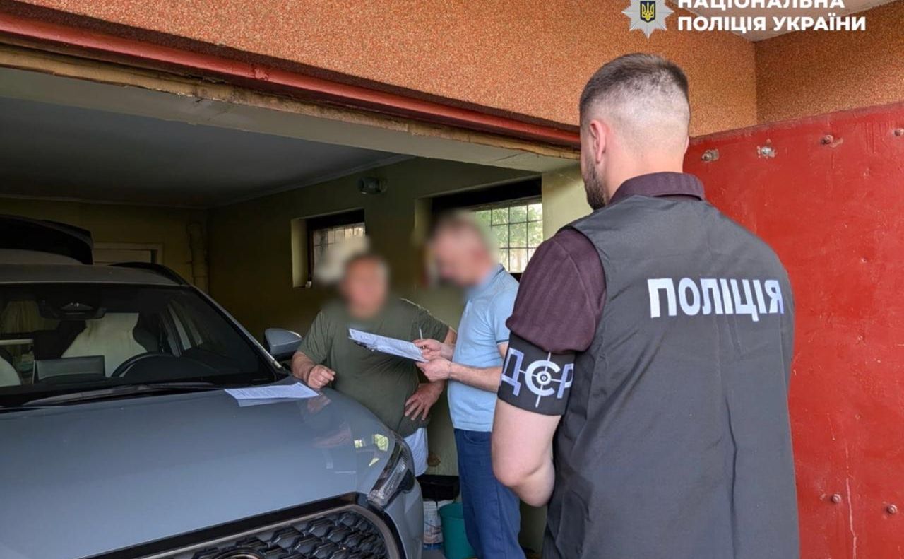 Затримання підозрюваного. Фото: Національна поліція України