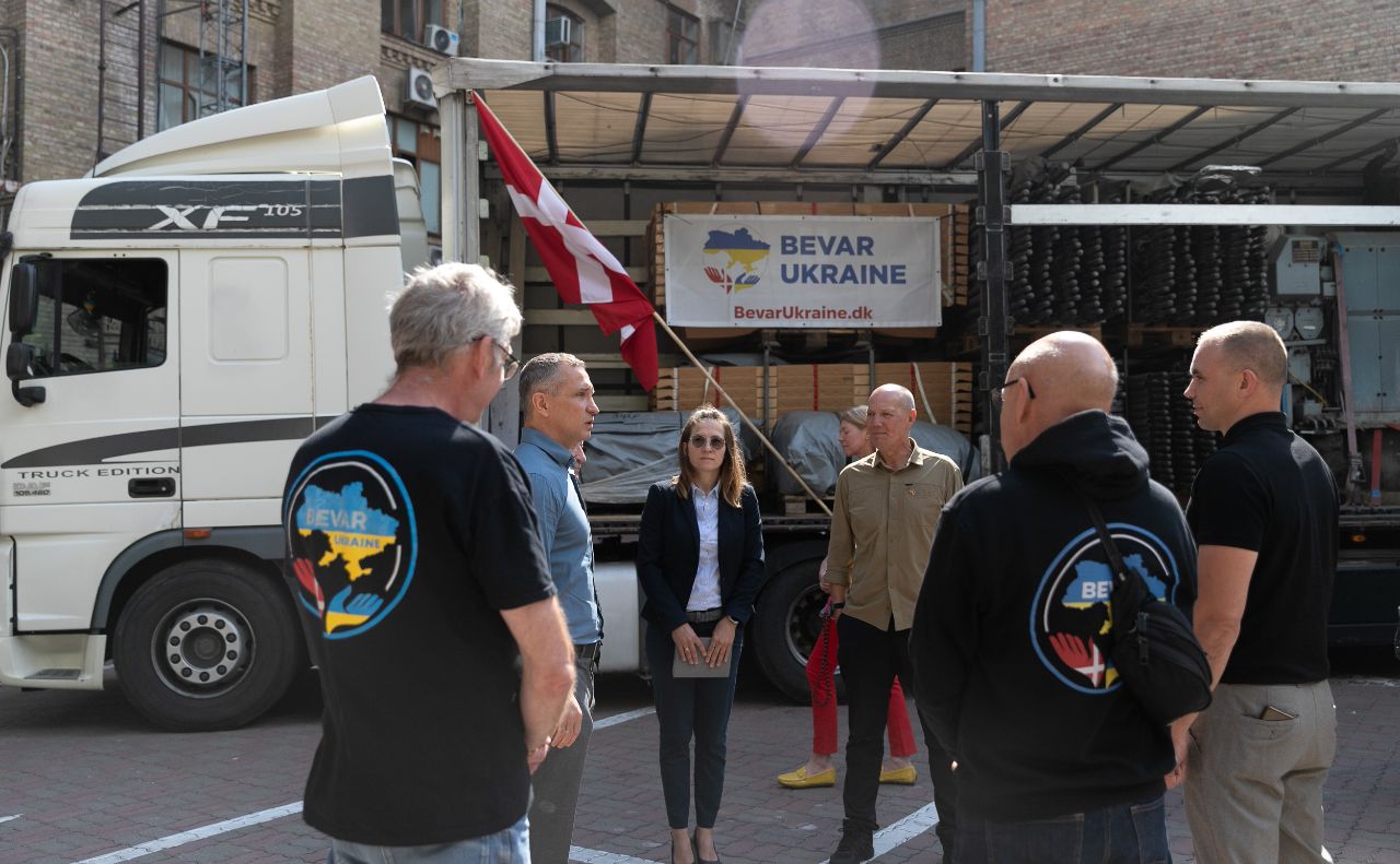 Допомога від Данії. Фото: КМДА