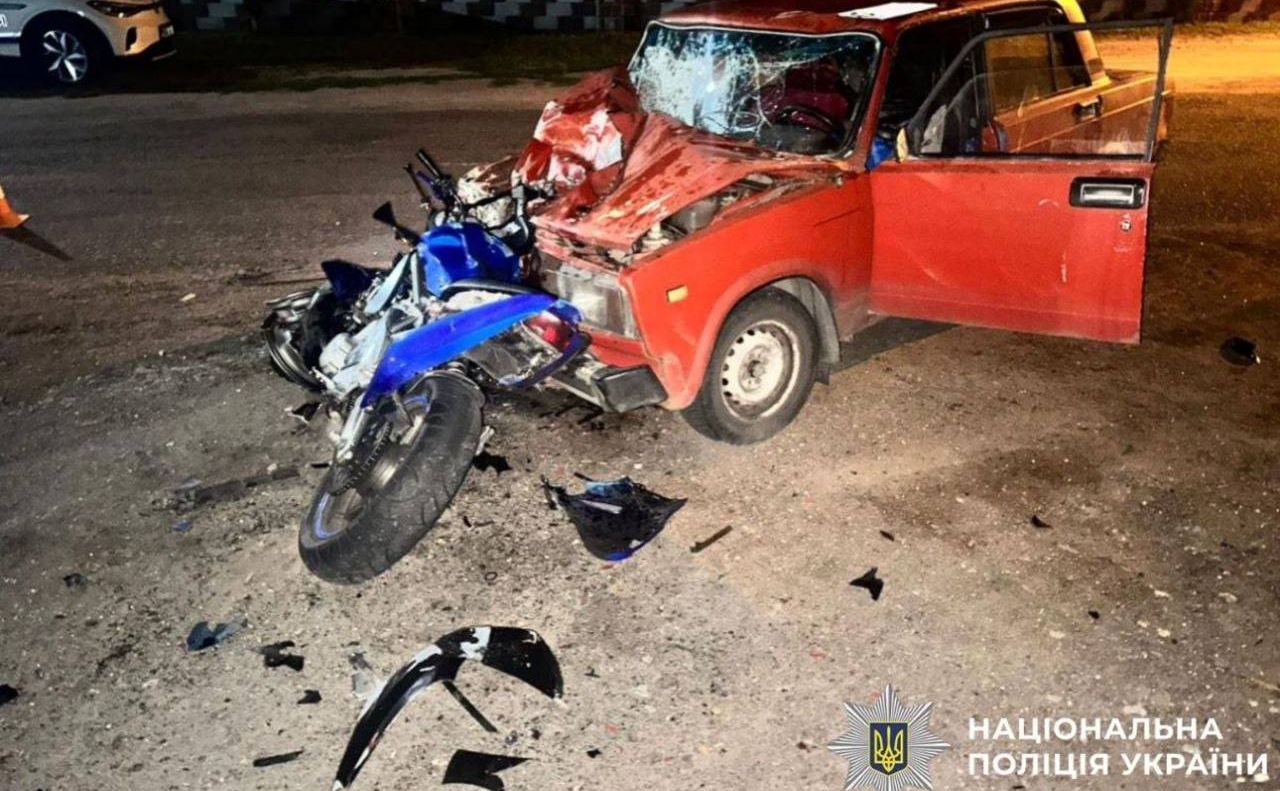На місці ДТП. Фото: Поліція Київської області
