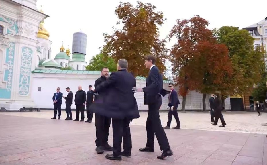 Зеленський зустрічає Віткофф і Кушнер. Скрин відео