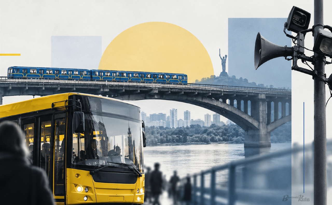 Колаж «Вечірній Київ»