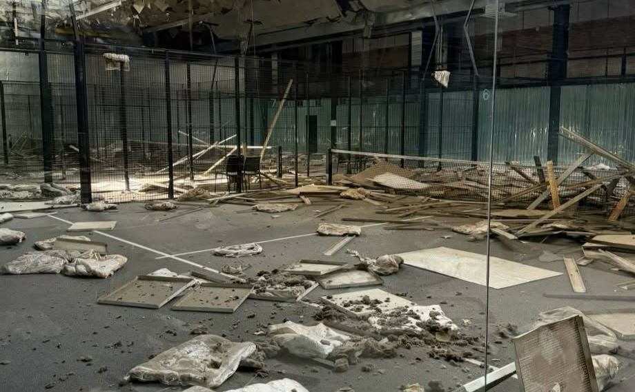 Фото руйнувань на кортах поширили у SVITO Padel Club