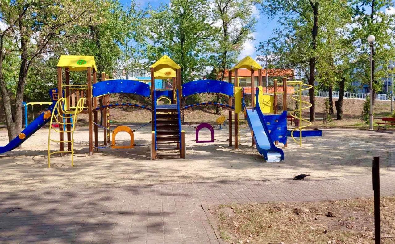 Майданчик облаштували у парку-пам’ятці садово-паркового мистецтва місцевого значення. Фото: Київзеленбуд