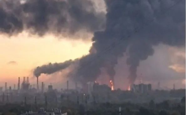 Масована атака дронів на Москву. скрин з відео