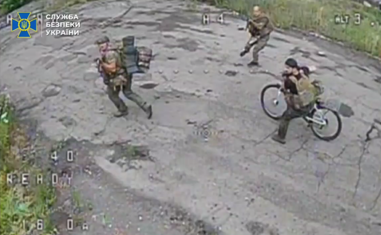 Скріншот з відео СБУ