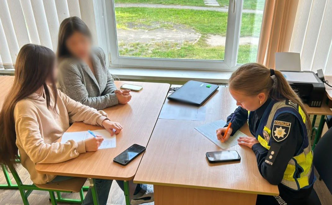 З неповнолітніми вже поспілкувалися правоохоронці. Фото: Нацполіція