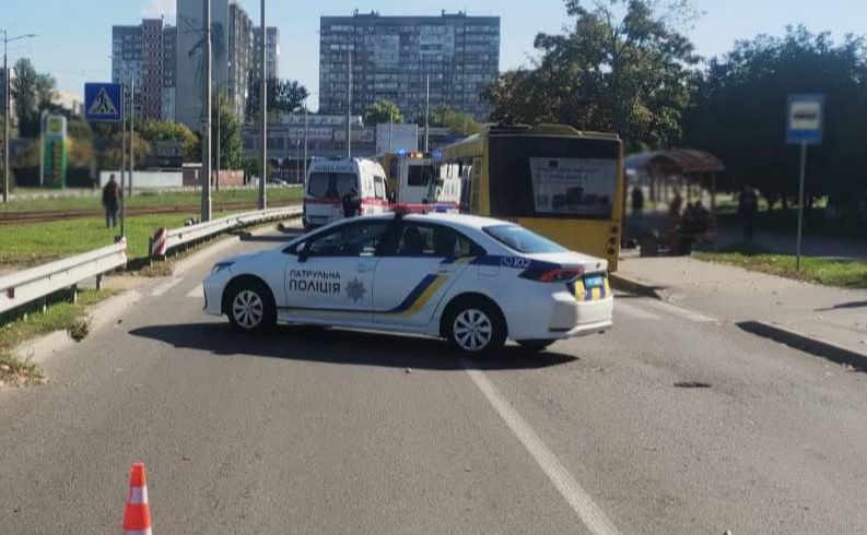 ДТП сталася на вулиці Симиренка. Фото: Нацполіція