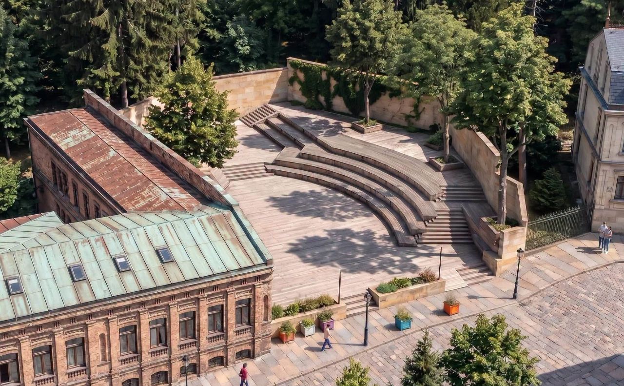 Візуалізація одного з проєктів на Андріївсьокму узвозі. Фото: ДОКС