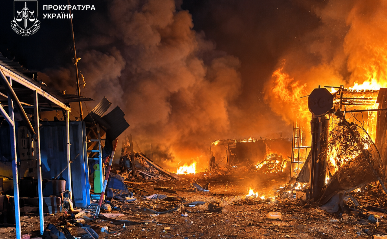Пожежа у гаражному кооперативі. Фото: прокуратура України
