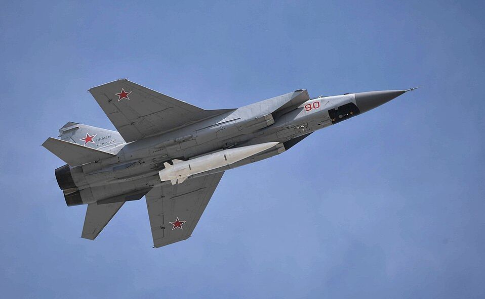 МіГ-31К з аеробалістичною ракетою. Ілюстративне фото з відкритих джерел