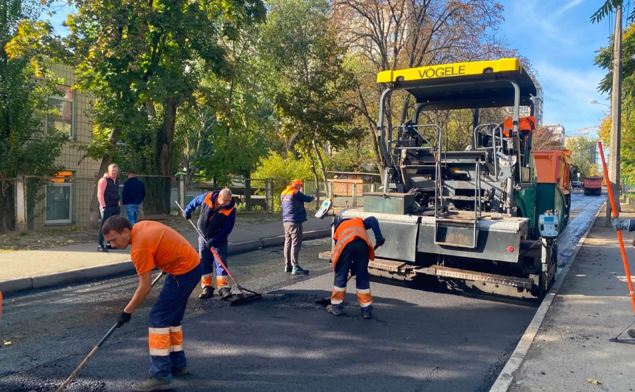 Ремонт вулиці Володимира Мономаха. Фото: КП ШЕУ Шевченківського району