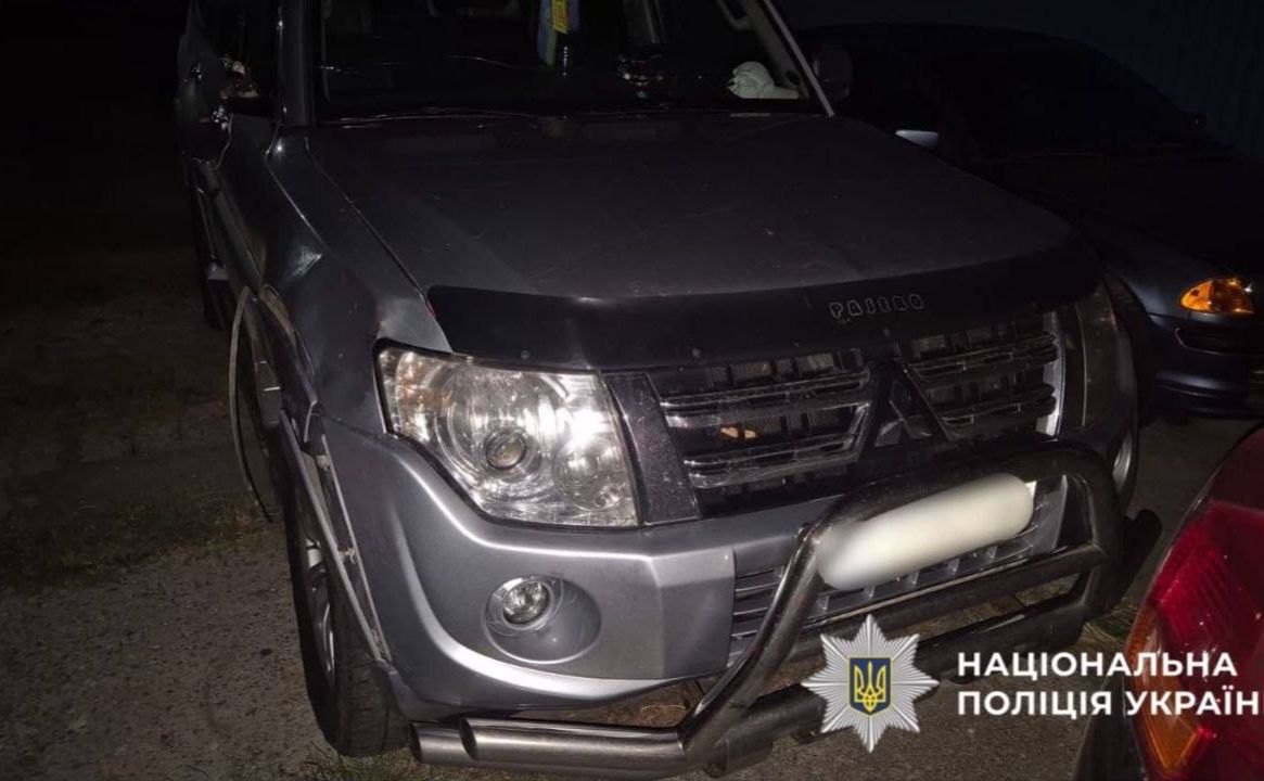 Авто на місці інциденту. Фото: Поліція Київщини