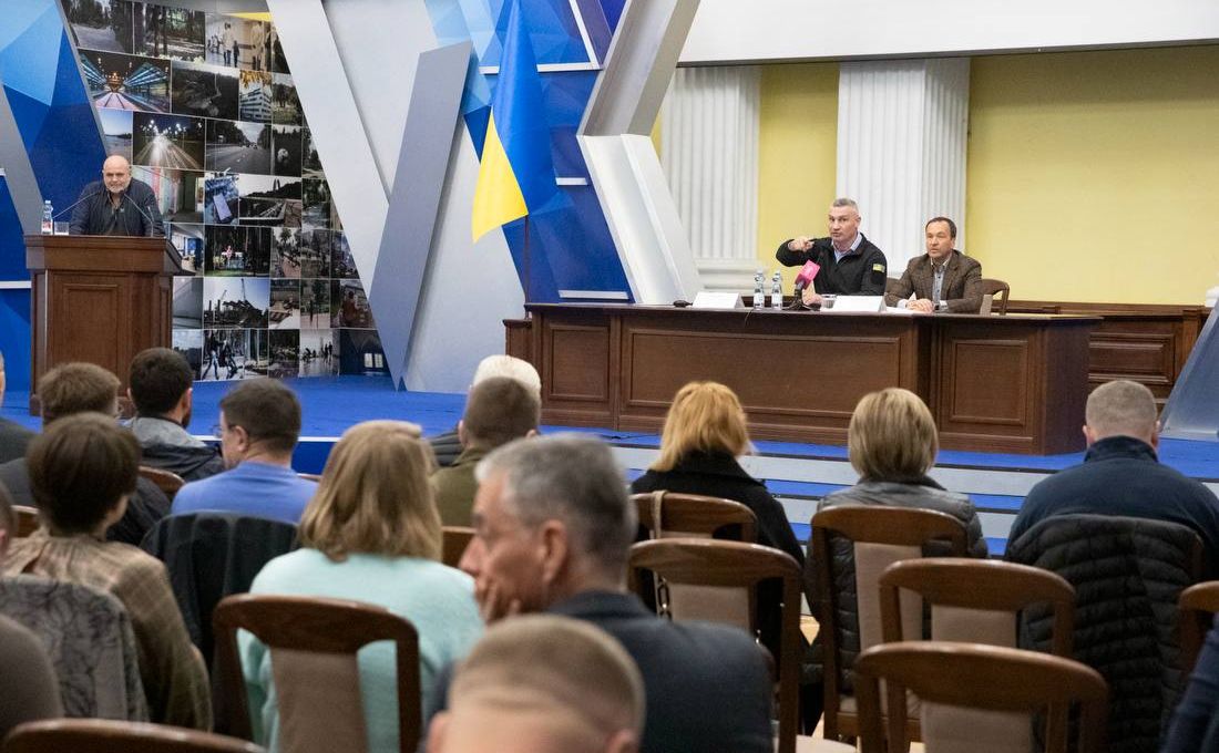 На засіданні Колегії КМДА. Фото: Віталій Кличко у Телеграм