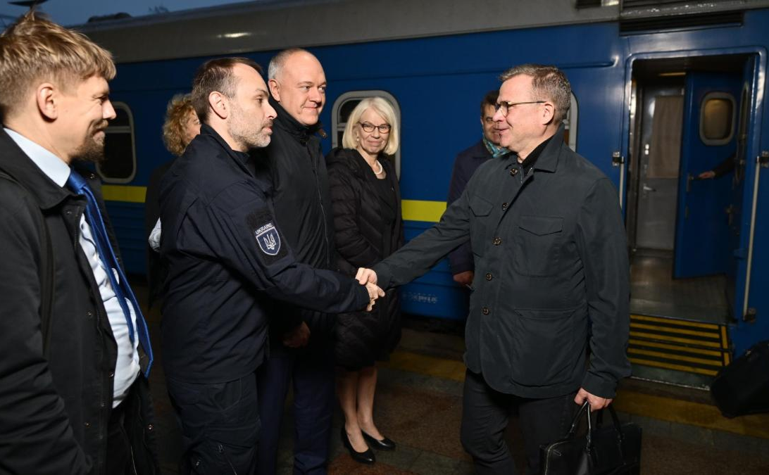 Петтері Орпо прибув з візитом до Києва 22 жовтня.Фото: Офіс прем’єр-міністра Фінляндії