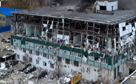 Один з об’єктів зруйновано. Фото: Генштаб ЗСУ