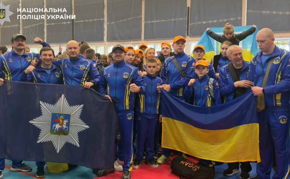 Обласні правоохоронці виступали у складі національної збірної України. Фото: Нацполіція
