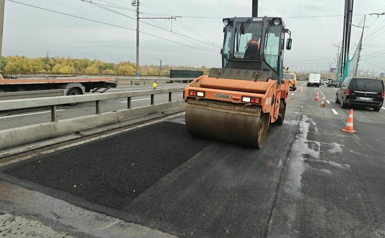 Ремонт мосту у Києві. Фото: «Київавтошляхміст»